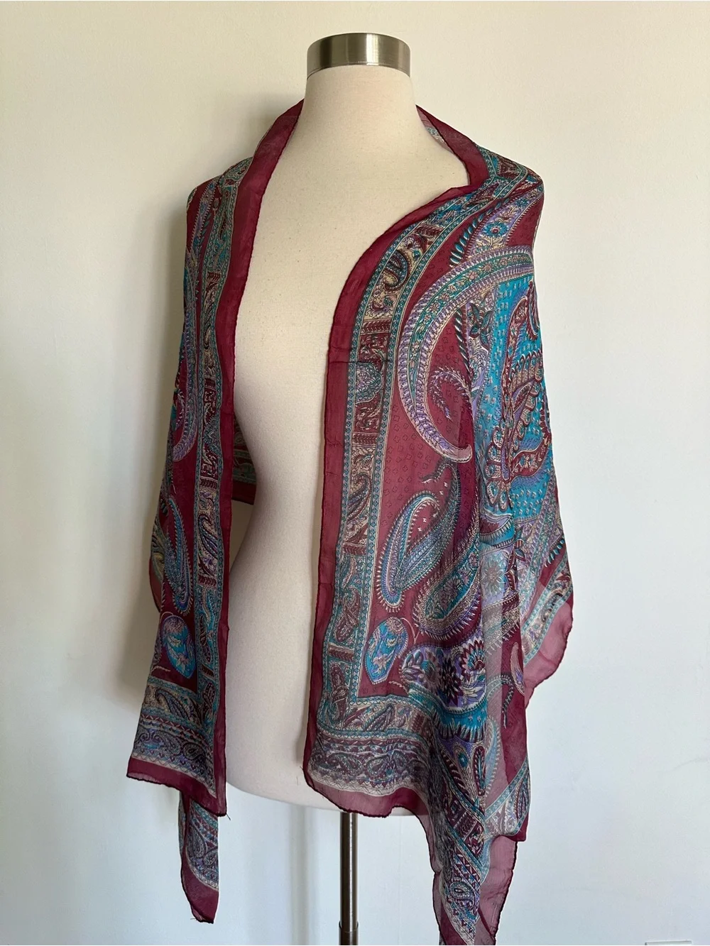 Vintage silk scarf